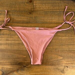SHEIN Pink String Bikini Bottom Cheeky Large